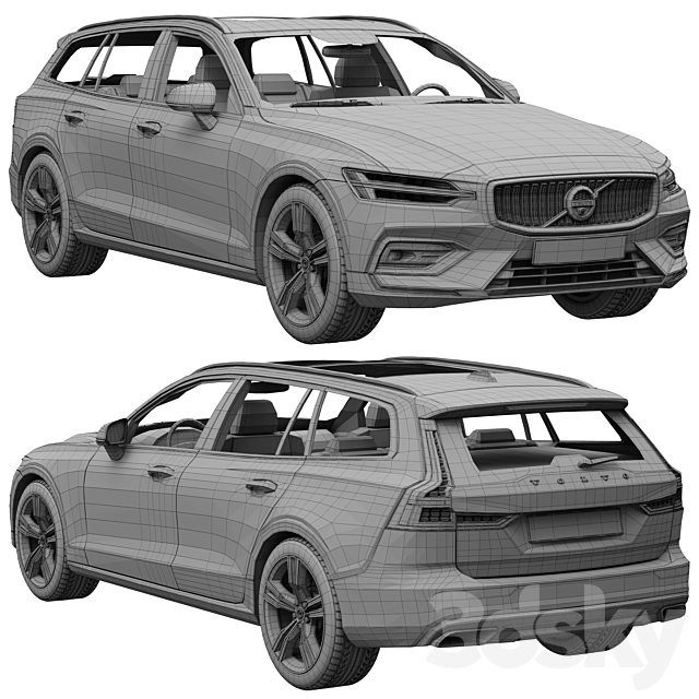 Volvo V60 3dskyfree