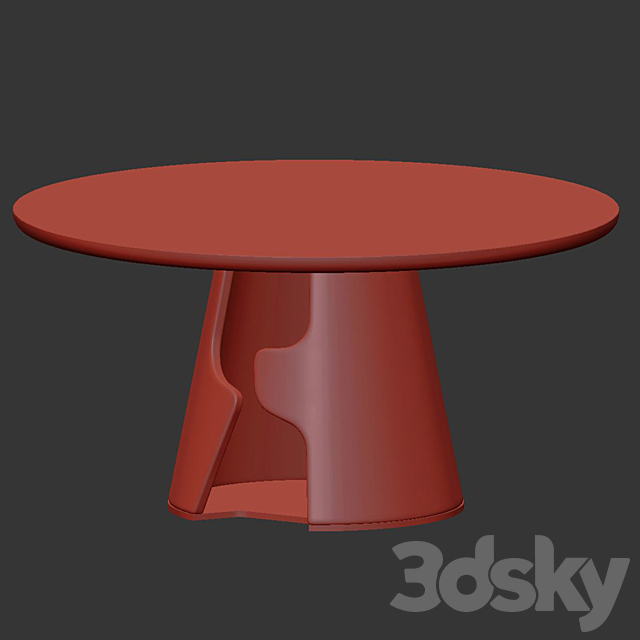 Holly hunt cava dining table 3DSMax File - thumbnail 2