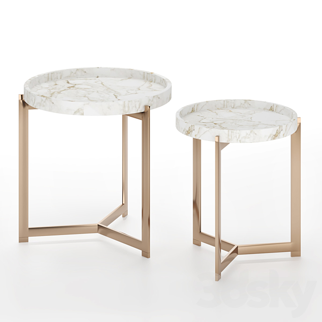 Table Ripple Fendi Casa 3d
