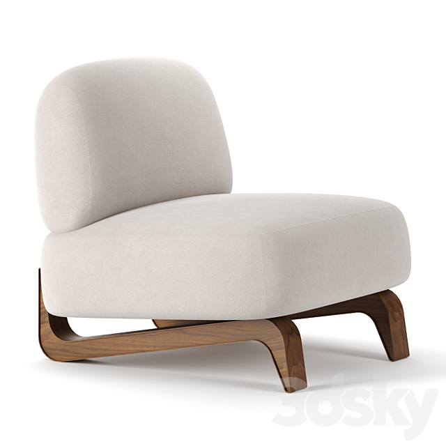 VAO Easy chair by Paolo Castelli 3DSMax File - thumbnail 1