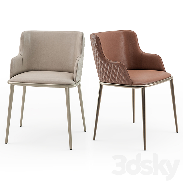 Magda ML couture chair set 3DSMax File - thumbnail 1