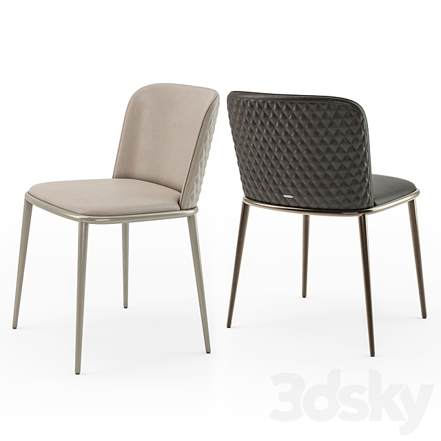 Magda ML couture chair set 3DSMax File - thumbnail 3
