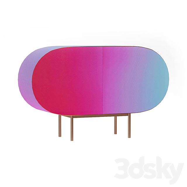 Small cabinet Color Flow 3d