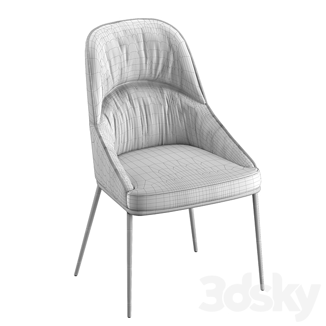 Barkley chair 3DSMax File - thumbnail 5