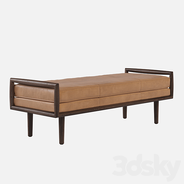 Ansa Charme Tan Bench 3d