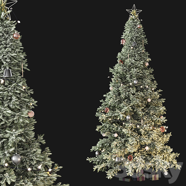 Christmas tree 3DSMax File - thumbnail 1
