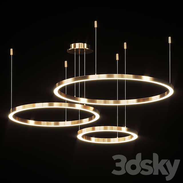 Series of LED ring light combinations 3DSMax File - thumbnail 3