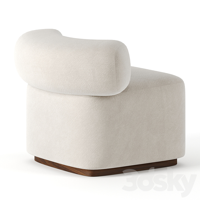 Luna lounge chair by studio henk 3d