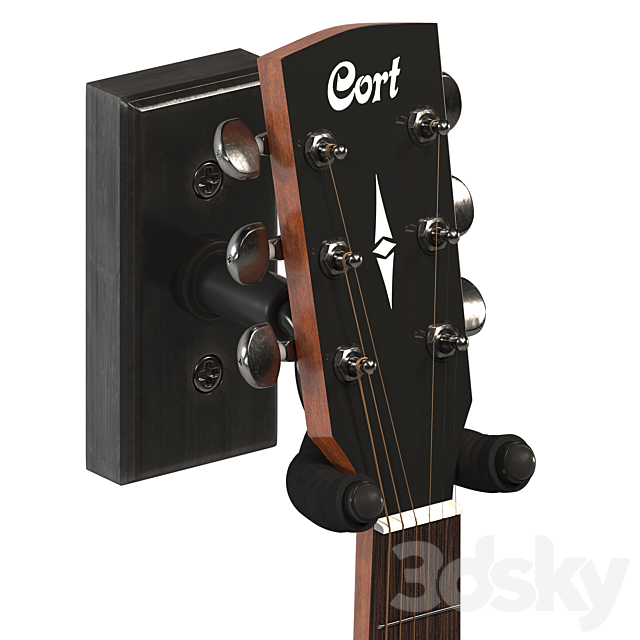 Acoustic Guitar Cort AD810 OP 3d
