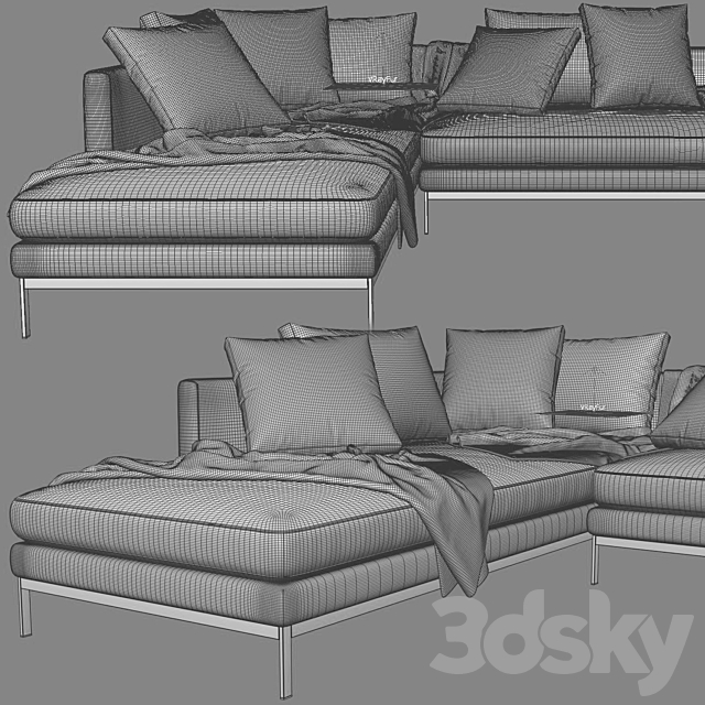 Linteloo relax sofa 3DSMax File - thumbnail 4