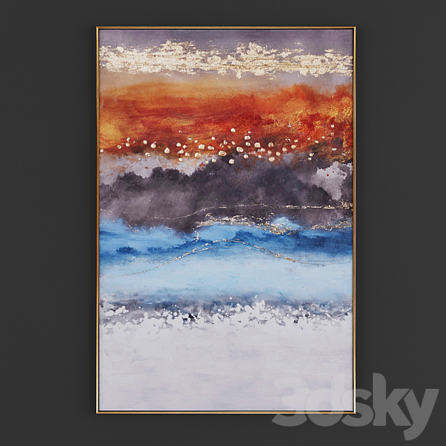 Collection of paintings N101 3d
