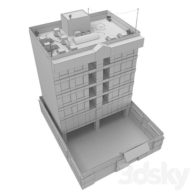 Building 12 3dskyfree