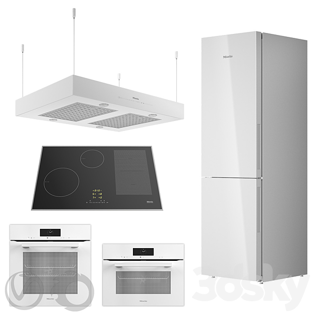 MIELE Household appliances collection 13 3DSMax File - thumbnail 1