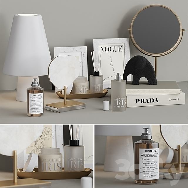 Decorative set Zara Home 3 with Table lamp Free Download