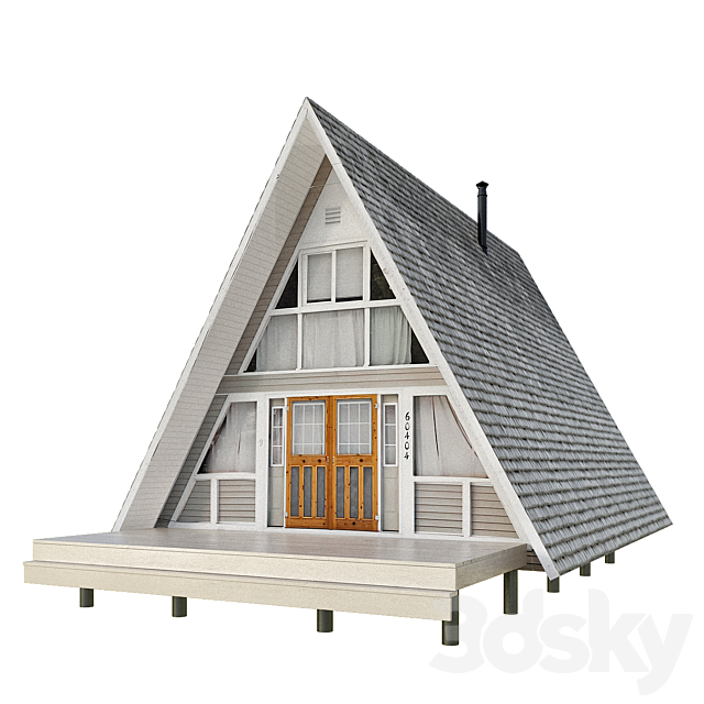 Forest houses 3dsky