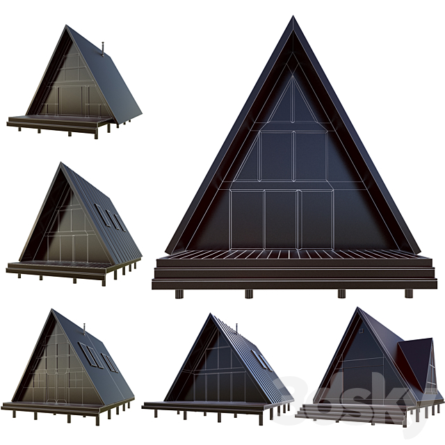 Forest houses 3dskyfree