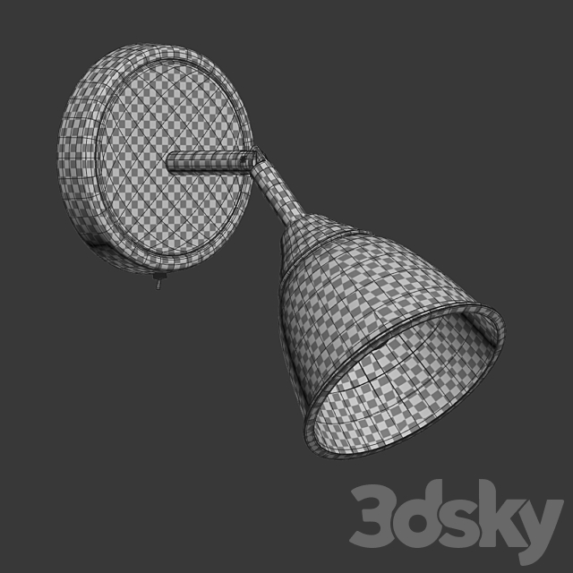 Wall Lamp _ Modern wall lamp 3dskyfree