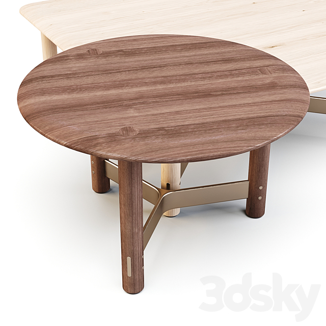 District Eight: Stilt – Coffee Tables Set 02 3DSMax File - thumbnail 2