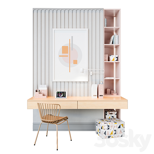 Workplace in the nursery Free Download