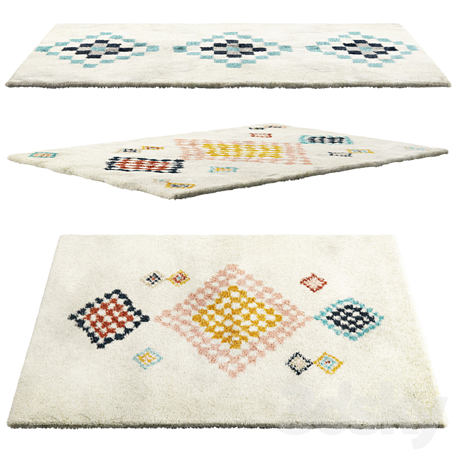 Balta Area Rug set 2 3d
