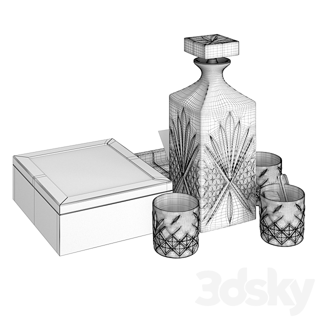 Whiskey and sigars 3dskyfree