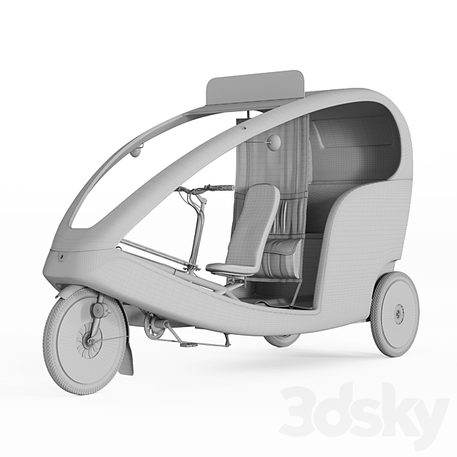 Velotaxi Yandex 3dsky