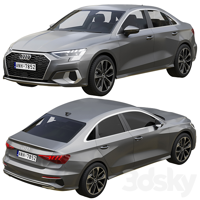 Audi A3 Limousine 2021 3d
