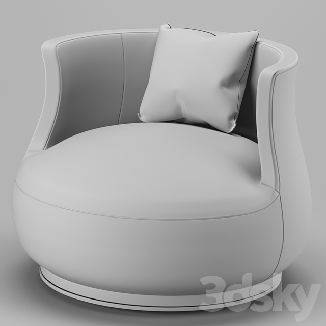 Soft Chair 3DSMax File - thumbnail 3