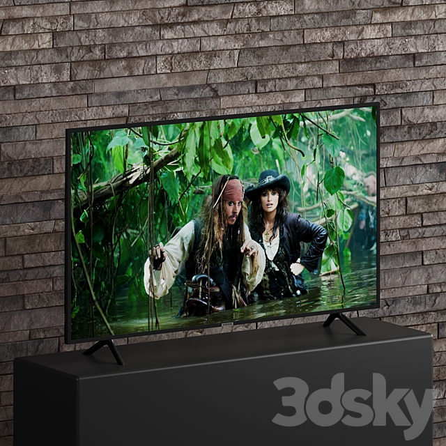 Samsung UHD 4K Smart TV RU7097 Series 7 3DSMax File - thumbnail 3