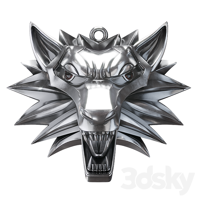 Medallion Witcher for 3D printer 3DSMax File - thumbnail 2