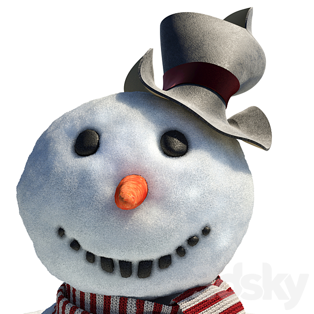 Snowman 3DSMax File - thumbnail 3