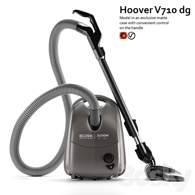 Vacuum cleaner BORK V710 dg 3DSMax File - thumbnail 1