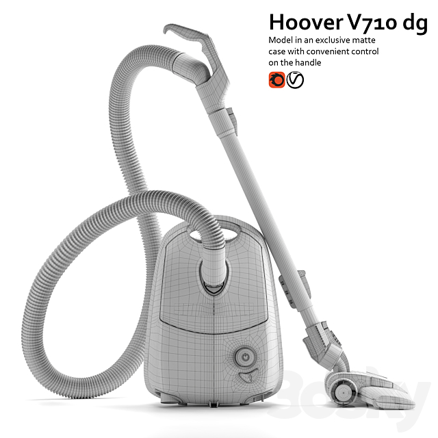 Vacuum cleaner BORK V710 dg 3DSMax File - thumbnail 5