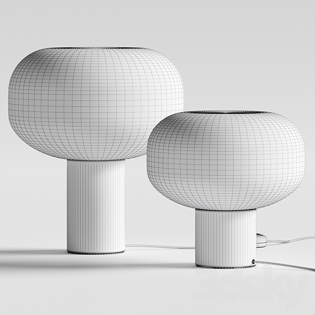 101 Copenhagen Mushroom Table Lamps 3d