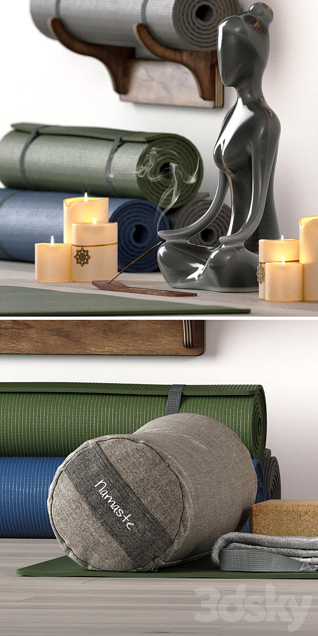 Excellent yoga set. Sport set 3dsky