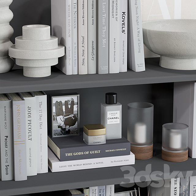 Decor shelf set 7 Pottery Barn 3dsky