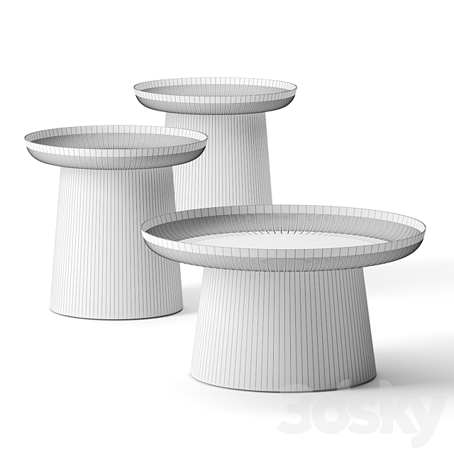 Musette Side Tables by De Vorm 3d