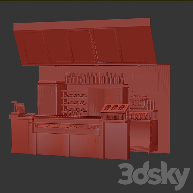 Pizza Cafe 020 3dsky