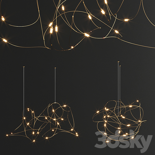 Moooi flock light 3d