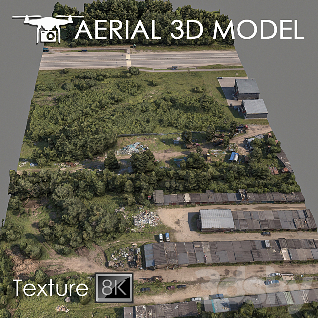 Industrial zone 80 3d