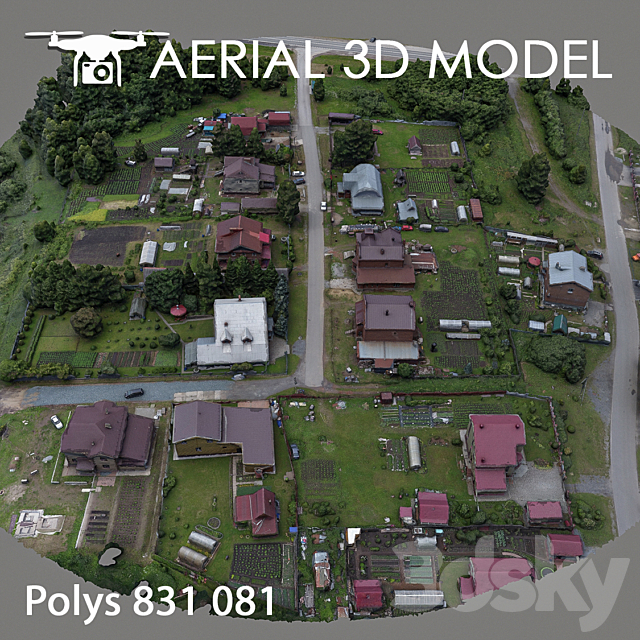 Residential area 66 3dsky