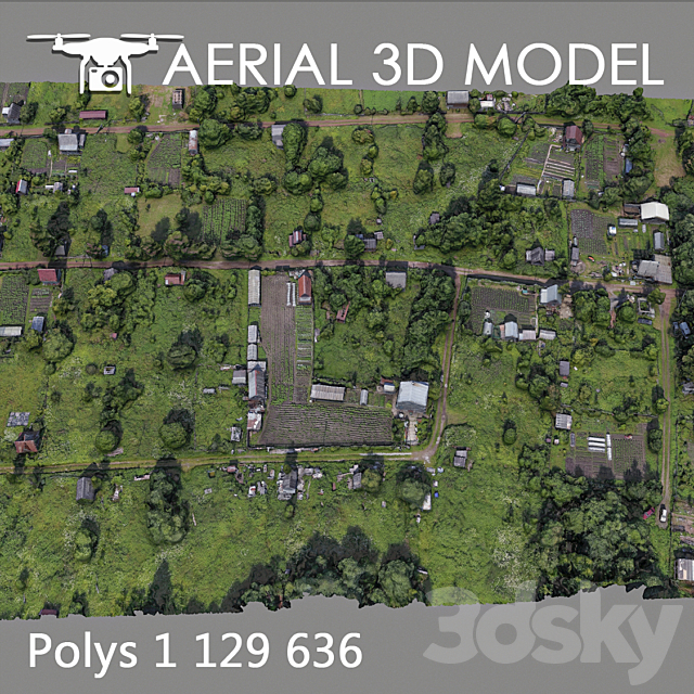 Residential area 52 3dsky