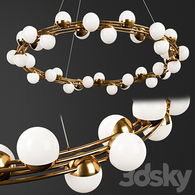 Hanging lamp tessara 3d