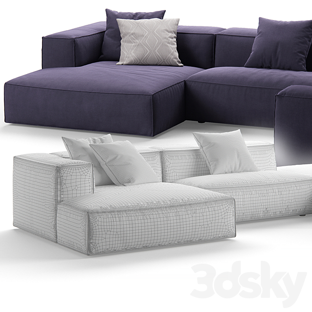 Dunbar sofa by Fest 3DSMax File - thumbnail 3
