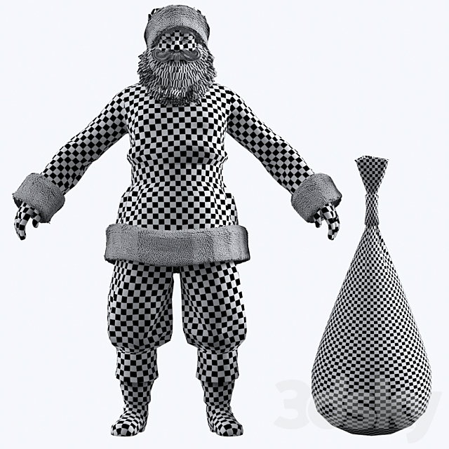 Santa Claus 3dsky