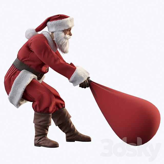 Santa Claus 3dskyfree