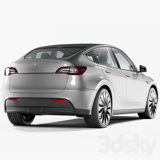 Tesla Model Y 3d