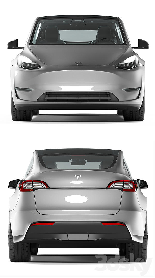 Tesla Model Y 3dsky