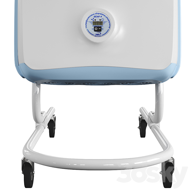 Bactericidal irradiator-recirculator DEZAR-4 (ORUBp-3-3-KRONT) 3dsky