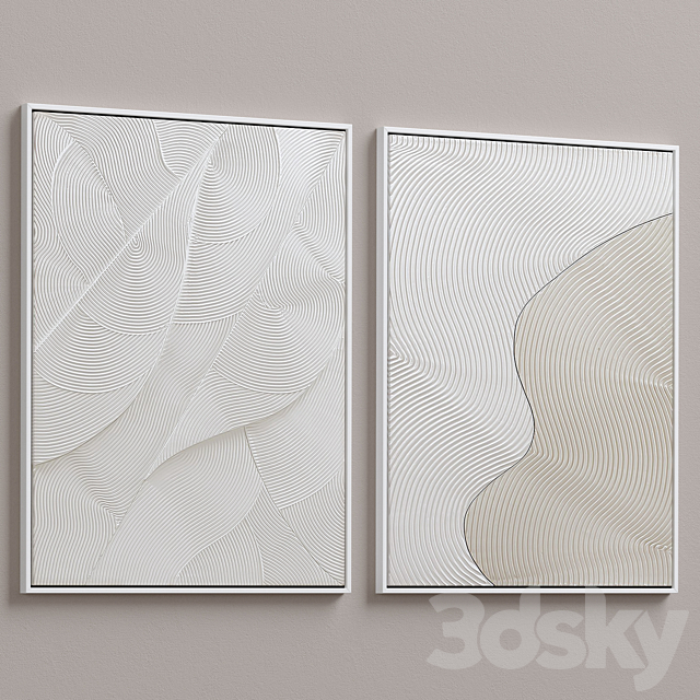 Framed Canvas C-90 3dsky
